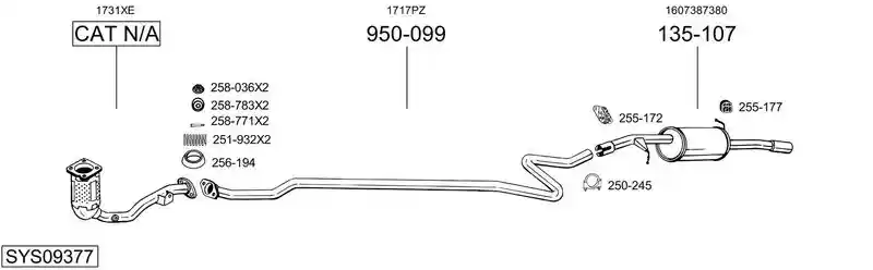 BOSAL SYS09377