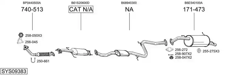 BOSAL SYS09383