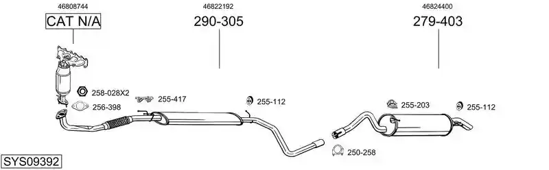 BOSAL SYS09392