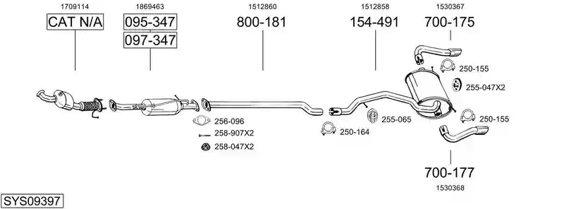 BOSAL SYS09397