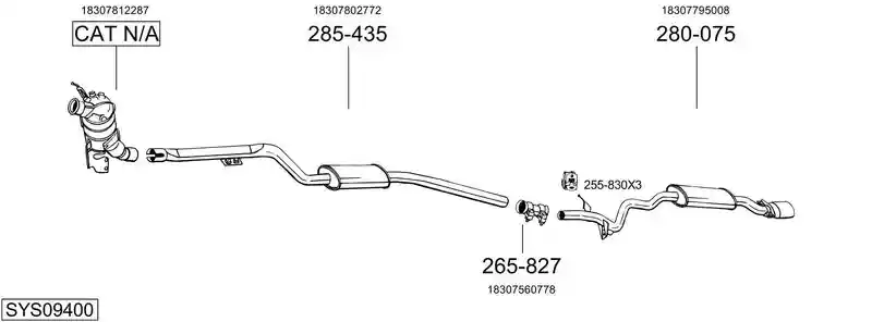 BOSAL SYS09400
