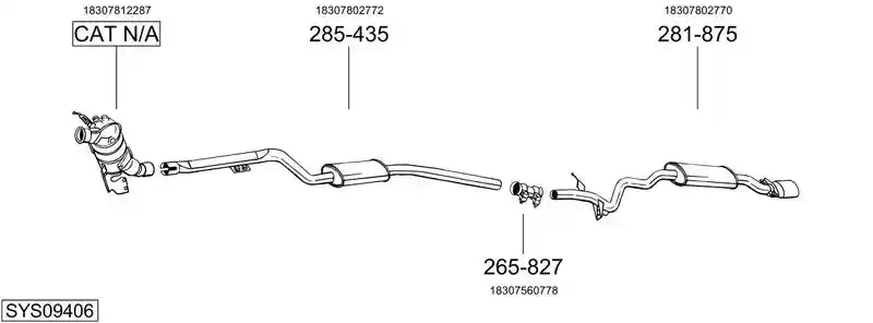 BOSAL SYS09406