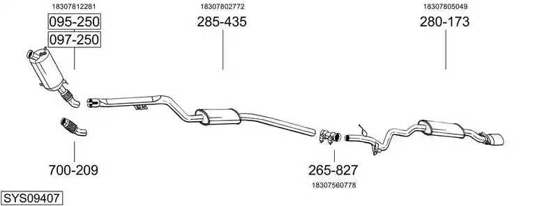BOSAL SYS09407