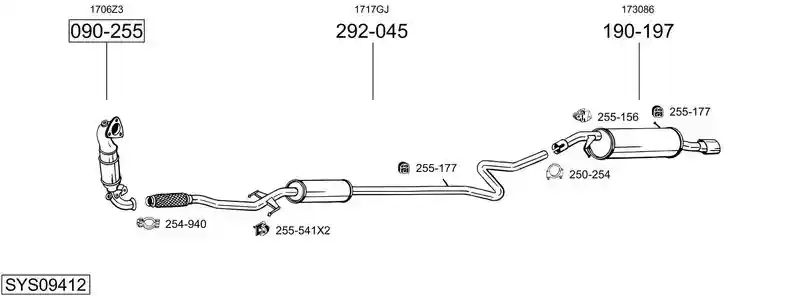 BOSAL SYS09412