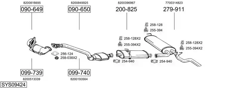 BOSAL SYS09424