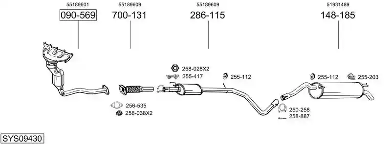 BOSAL SYS09430