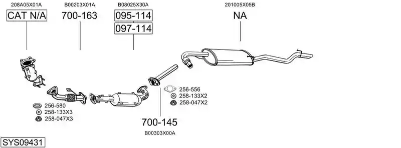 BOSAL SYS09431