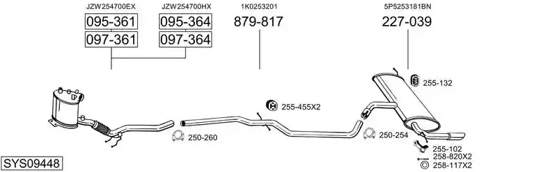 BOSAL SYS09448
