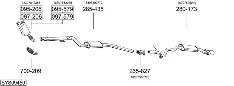 BOSAL SYS09450
