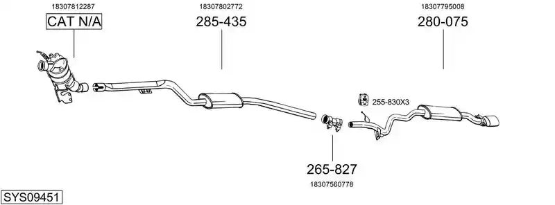 BOSAL SYS09451