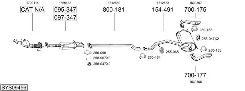BOSAL SYS09456