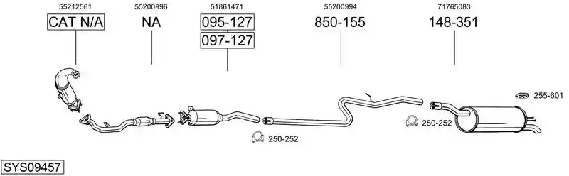 BOSAL SYS09457