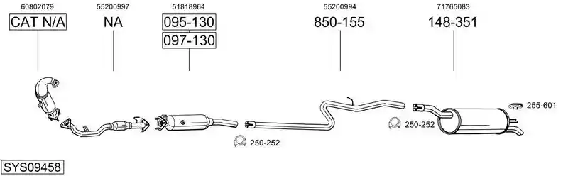 BOSAL SYS09458