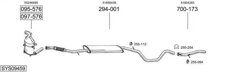 BOSAL SYS09459