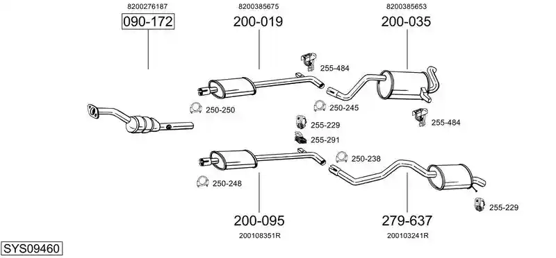 BOSAL SYS09460