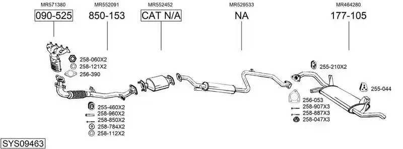 BOSAL SYS09463