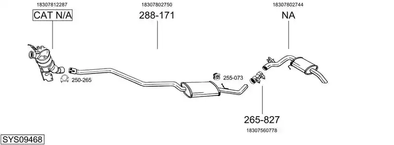 BOSAL SYS09468