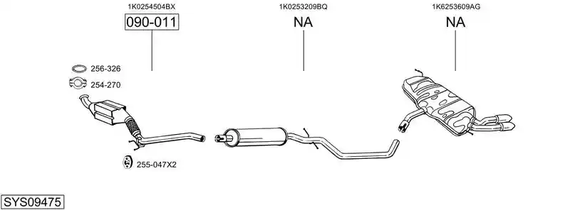 BOSAL SYS09475