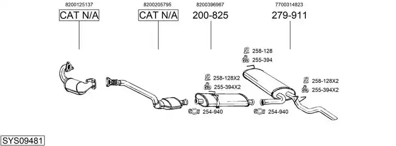 BOSAL SYS09481