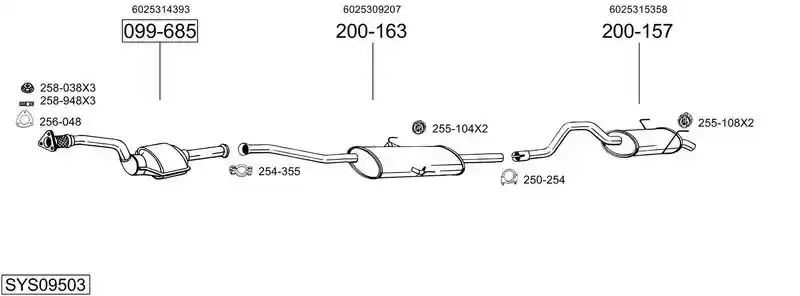 BOSAL SYS09503