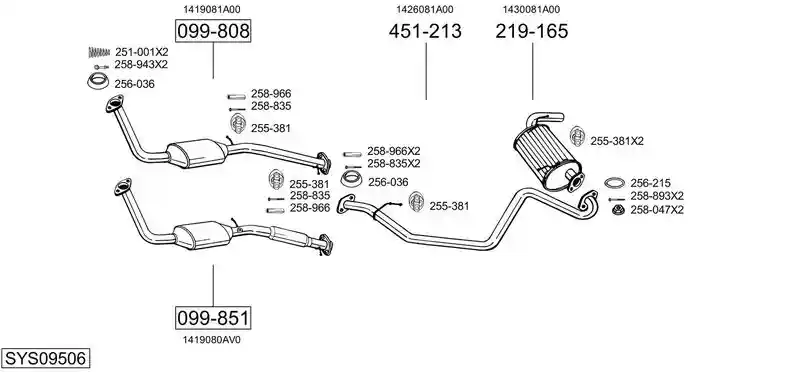 BOSAL SYS09506