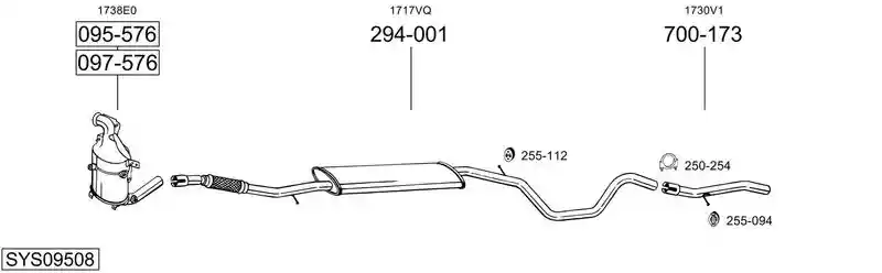 BOSAL SYS09508