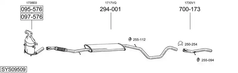 BOSAL SYS09509