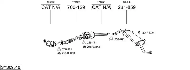 BOSAL SYS09510