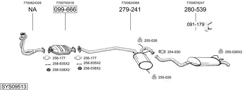 BOSAL SYS09513