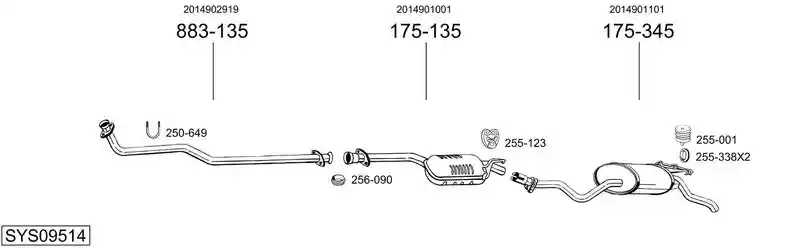 BOSAL SYS09514