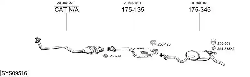 BOSAL SYS09516