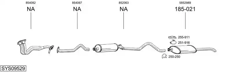 BOSAL SYS09529
