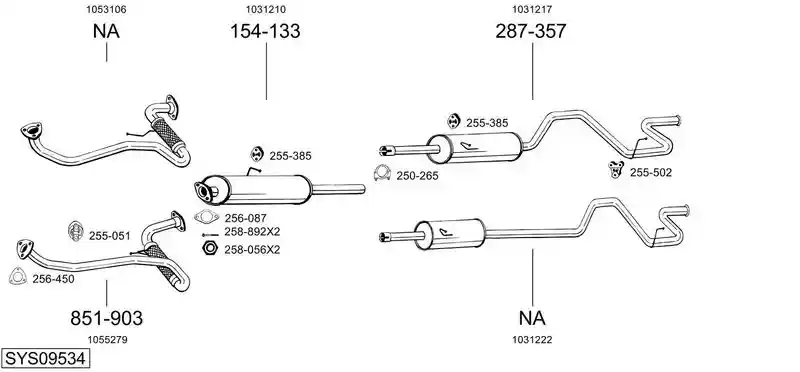 BOSAL SYS09534