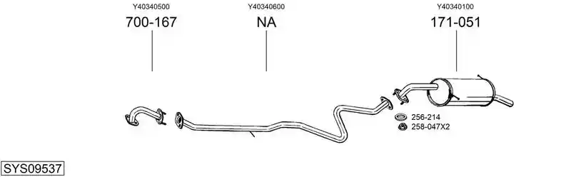 BOSAL SYS09537