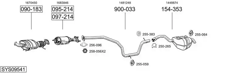 BOSAL SYS09541