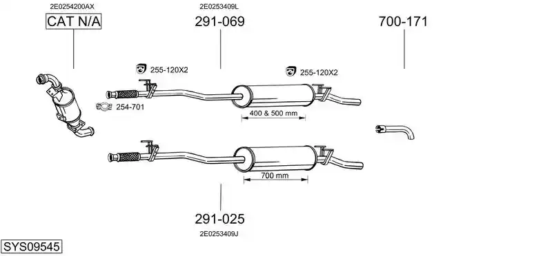 BOSAL SYS09545