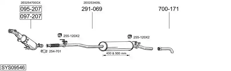 BOSAL SYS09546