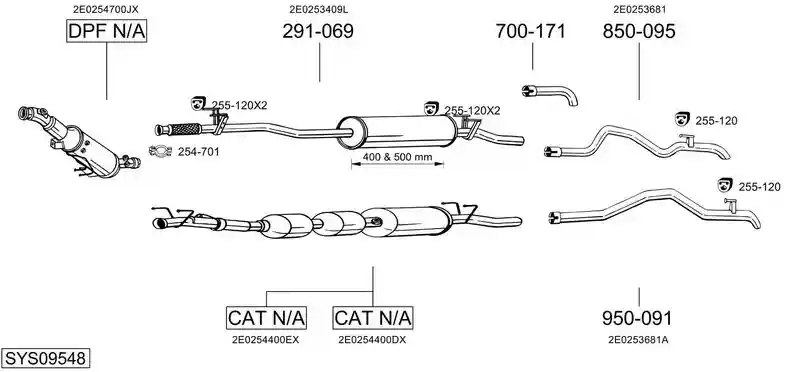 BOSAL SYS09548