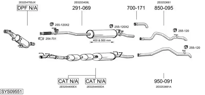 BOSAL SYS09551