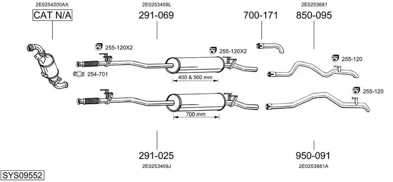BOSAL SYS09552
