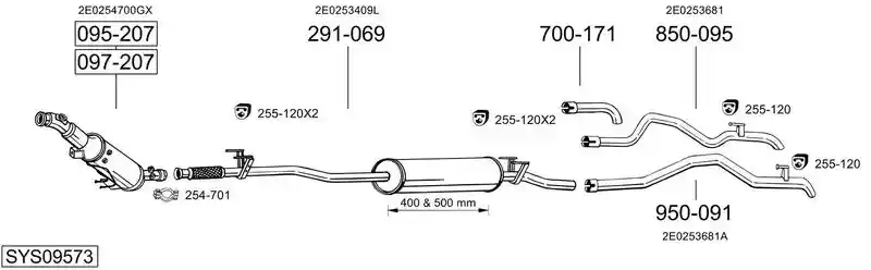 BOSAL SYS09573
