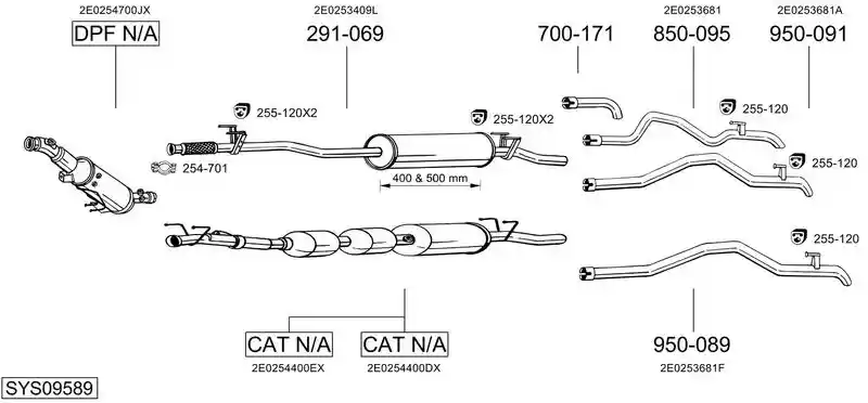 BOSAL SYS09589