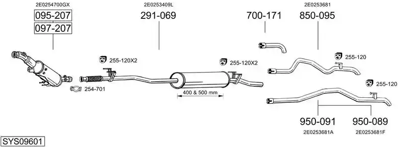 BOSAL SYS09601