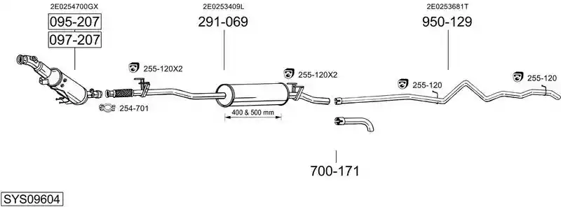 BOSAL SYS09604