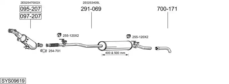 BOSAL SYS09619