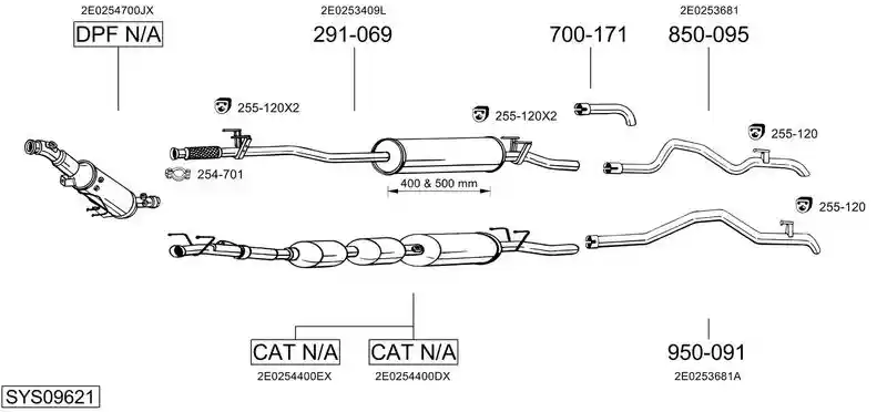 BOSAL SYS09621