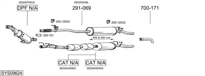 BOSAL SYS09624