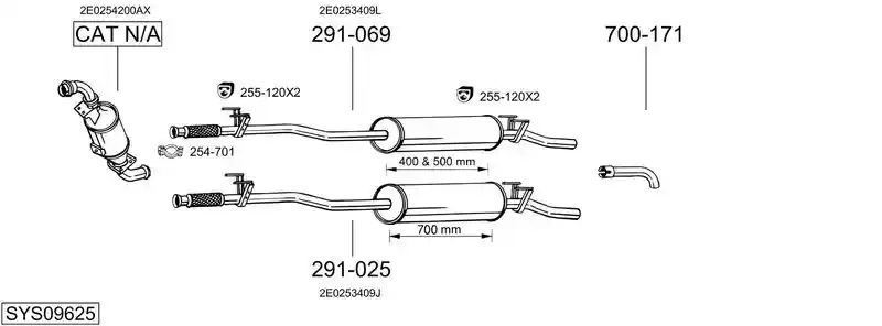 BOSAL SYS09625