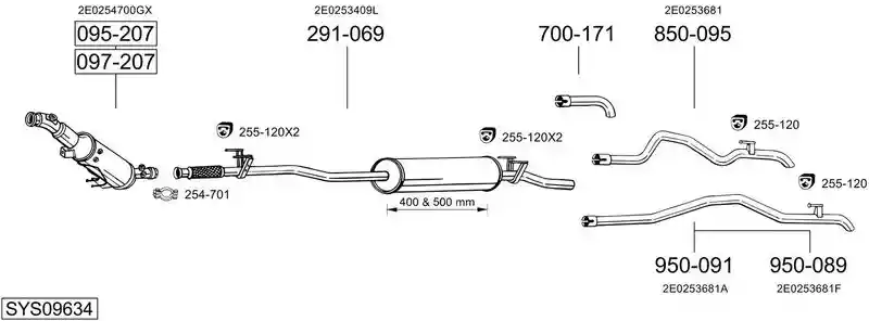BOSAL SYS09634