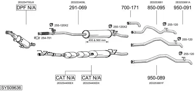 BOSAL SYS09636